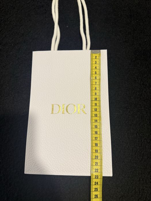 Biała torba Dior