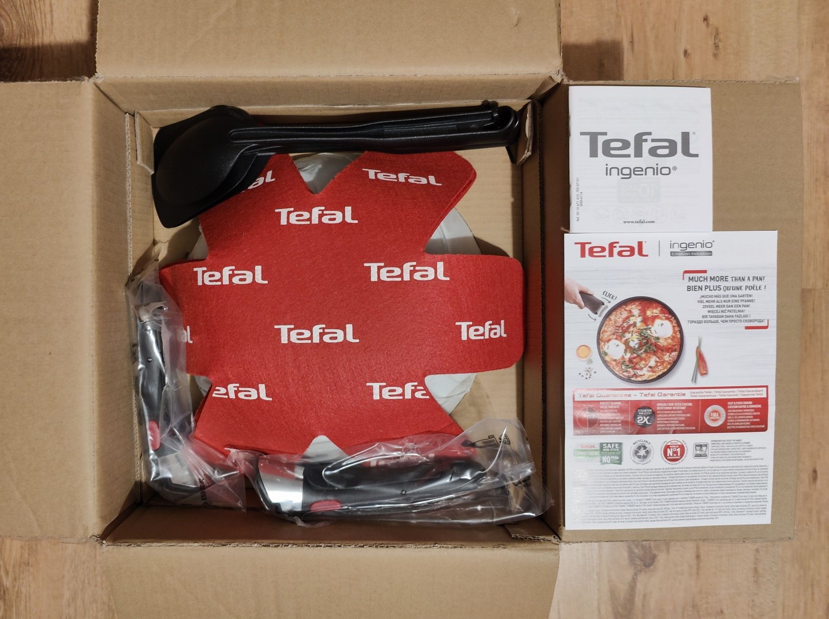 TEFAL INGENIO EMOTION 20 elementów - Wysyłka - Gwarancja - NOWE