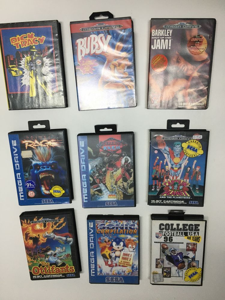 Conjunto de Jogos Sega Mega Drive