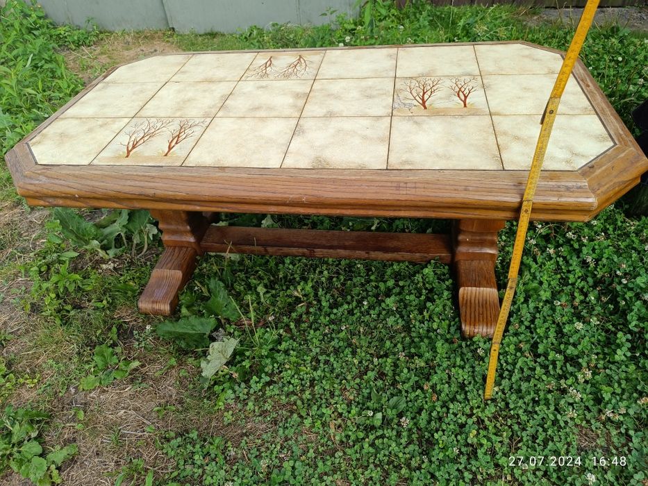 Ława, solidna, jesion.