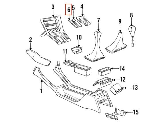 BMW E31 840Ci 840i 850Ci 850CSi Coupe Bezel lewy lub prawy