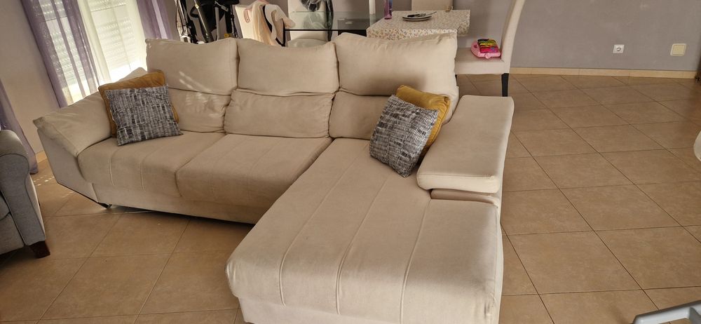 Sofa chaise long c/ extensiveis