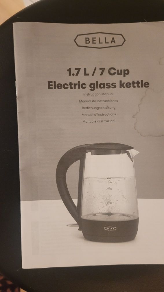 BELLA Czajnik elektryczny 1,7 l