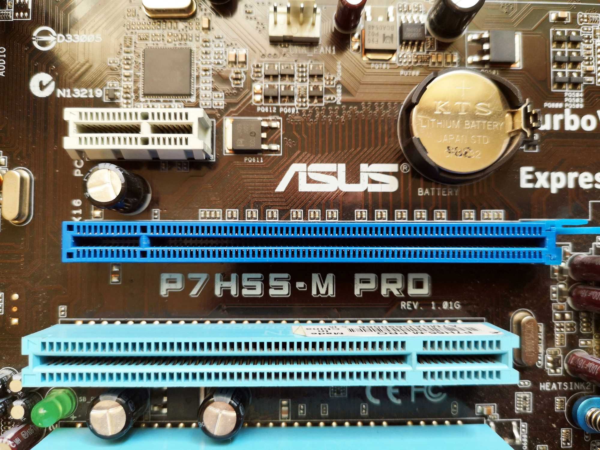 Материнська плата  Socket 1156  Asus P7H55-M PRO