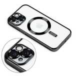 Plecki Silikonowe Etui Iphone 13/14/15Plus Pro Max Magsafe Czarne