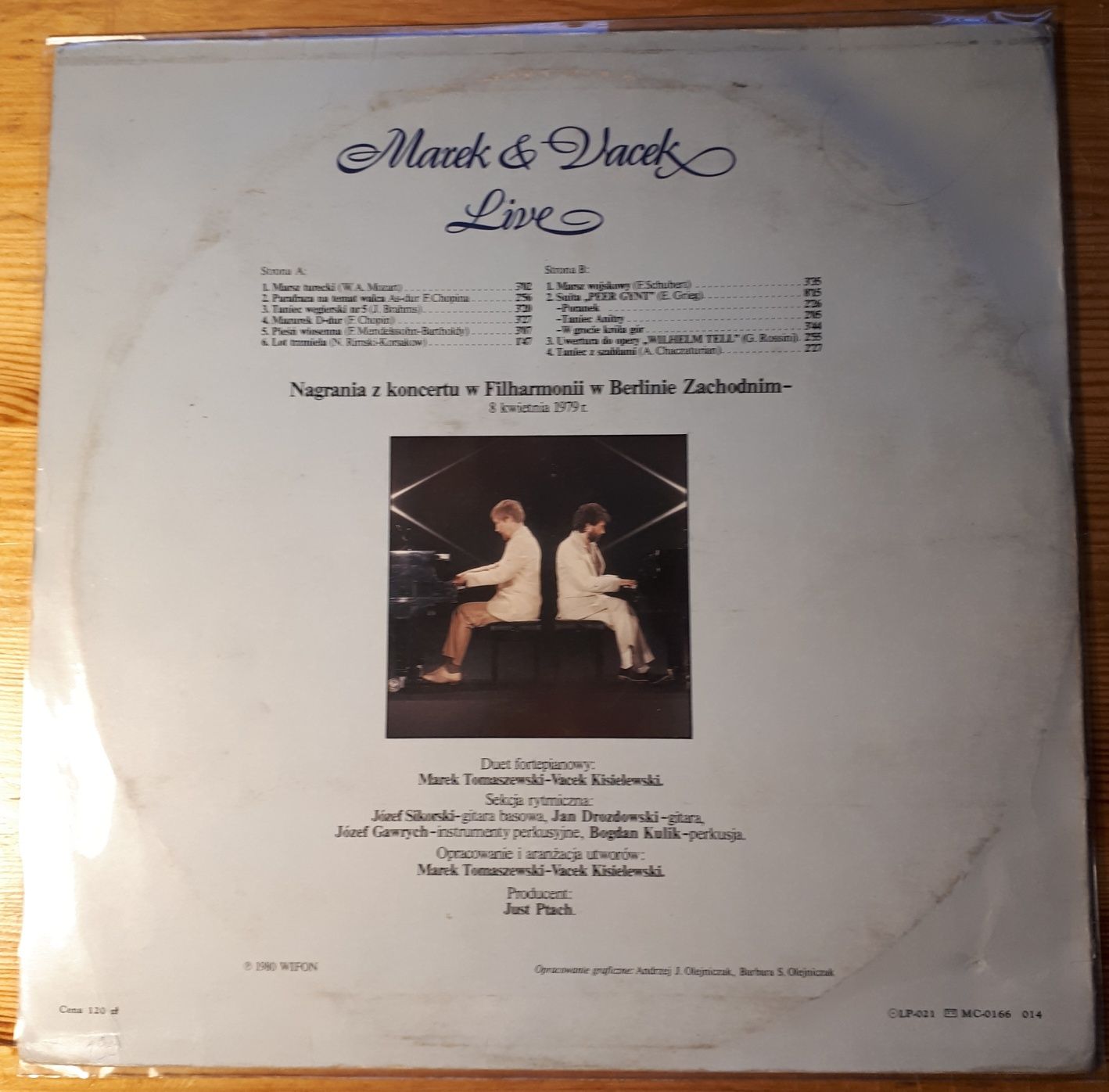 Płyta winyłowa - Marek & Vacek – Live, LP, NM/VG