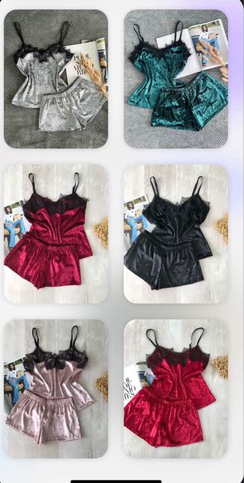 Піжамки жіночі ( атлас , велюр ) халатики