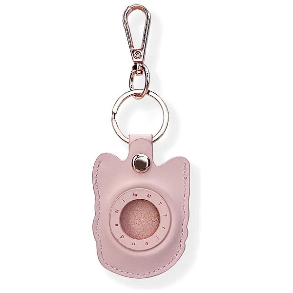 Etui Nimmy Glasses Cool Cat na lokalizator - różowe