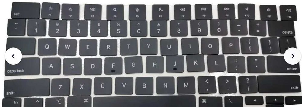 Кейкапи/механізм для MacBook з клавіатурою “ножниці” (2020 і далі)