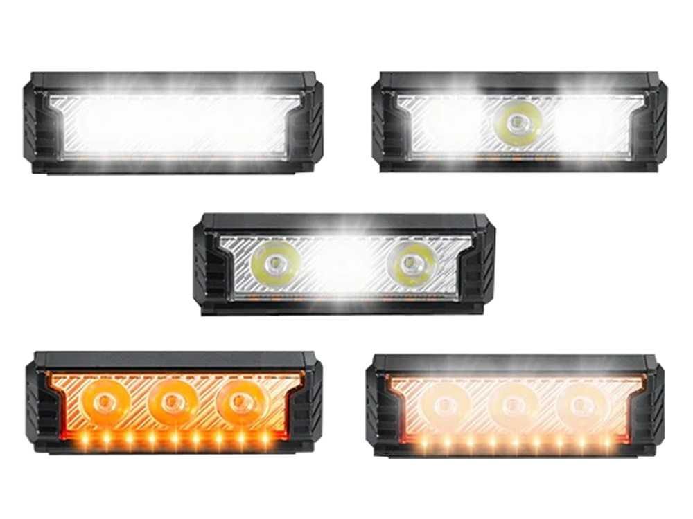 Lampka rowerowa LED światło przód i tył USB akumulator zestaw