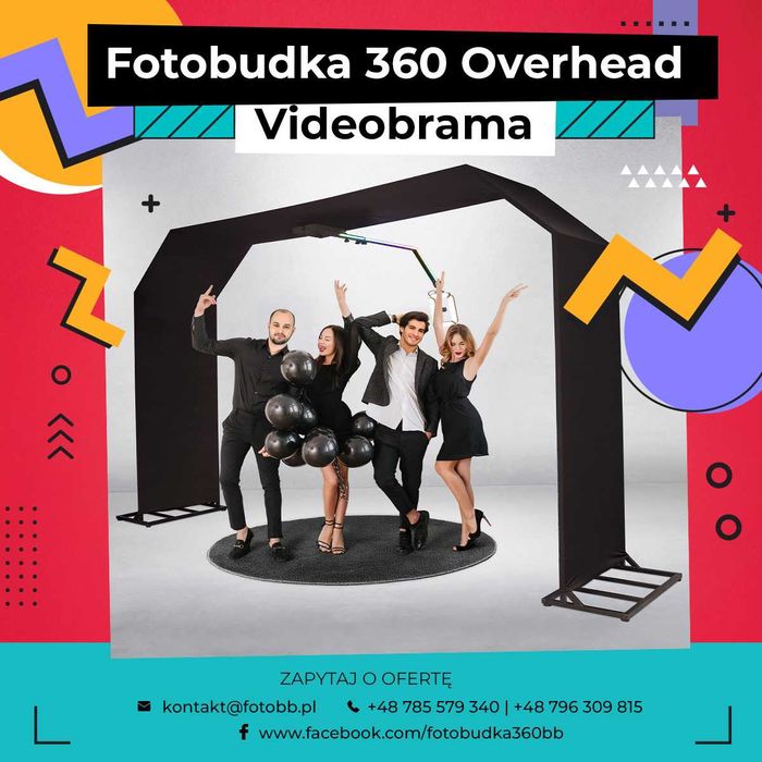 Nowość! Fotobudka 360 / Videobrama – hit każdej imprezy