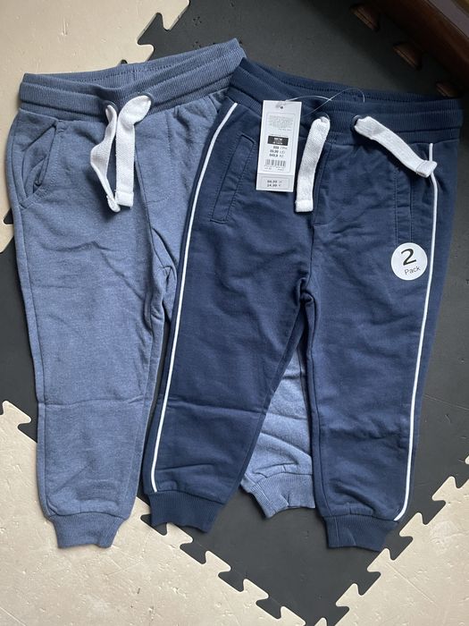 2pak spodnie dresowe r98 dresy ocieplane Cool Club 2sztuki