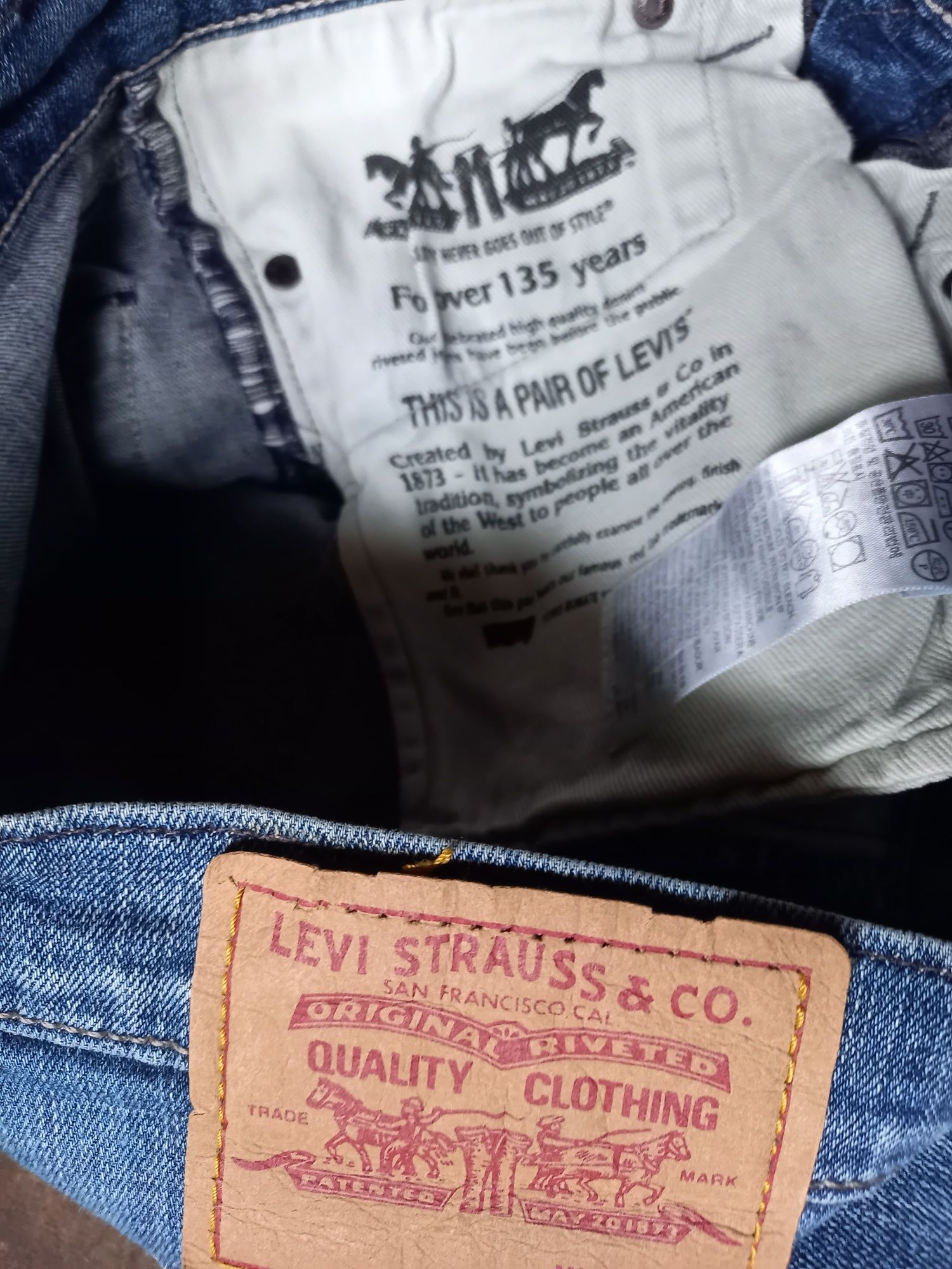 Levis Strauss Oryginalne Męskie Spodnie W 30 L 32 Łódź