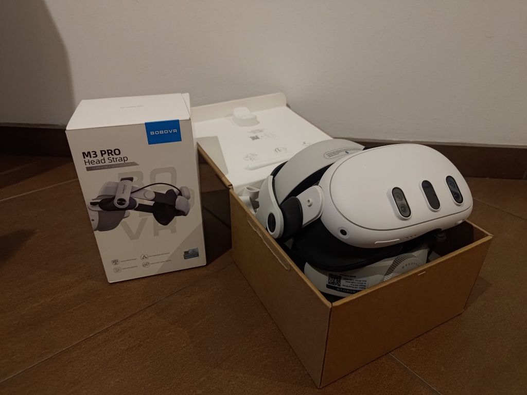 Gogle VR OCULUS Meta Quest 3 128GB + BOBOVR M3 PRO