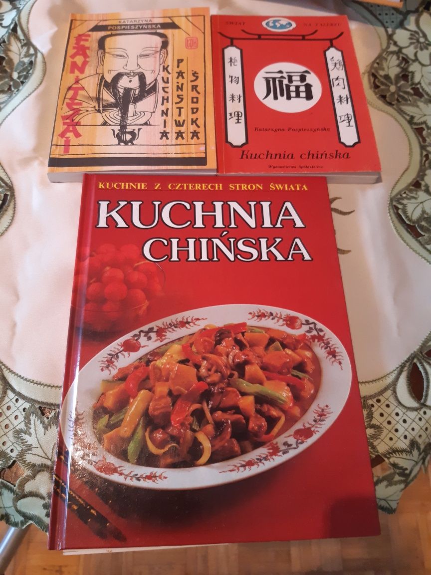 Kuchnia chińska i państwa środka. 3 książki z przepisami chińskiej kuc