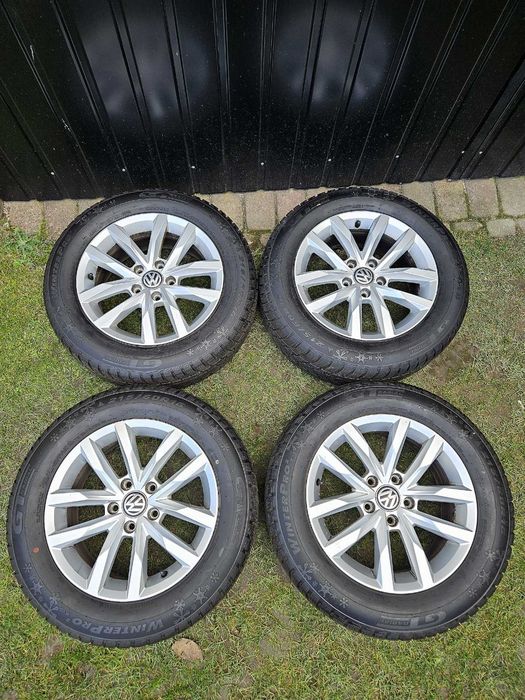 Koła Alufelgi Zima 215/60/R16 VW Passat B8 Golf Touran 5x112 Opony 7mm
