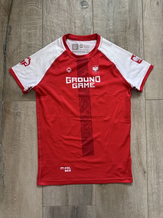 Koszulka T-shirt Rashguard Polska 2.0 Groundgame dziecięcy 146