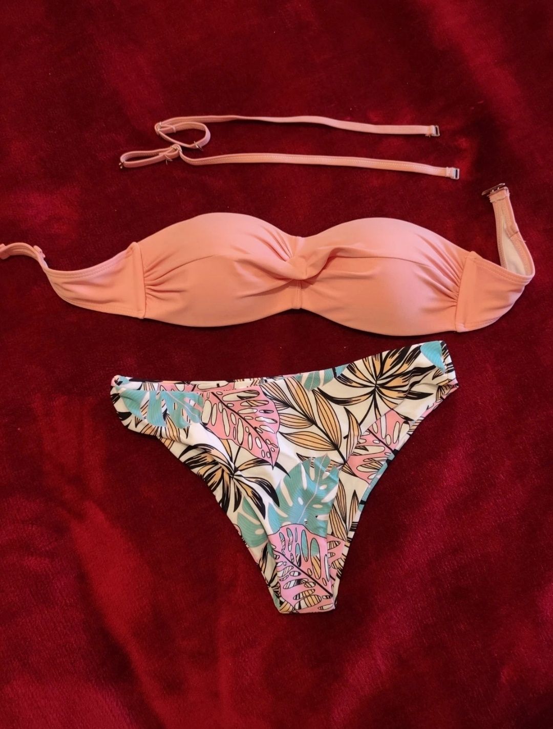 Bikini shein rosa