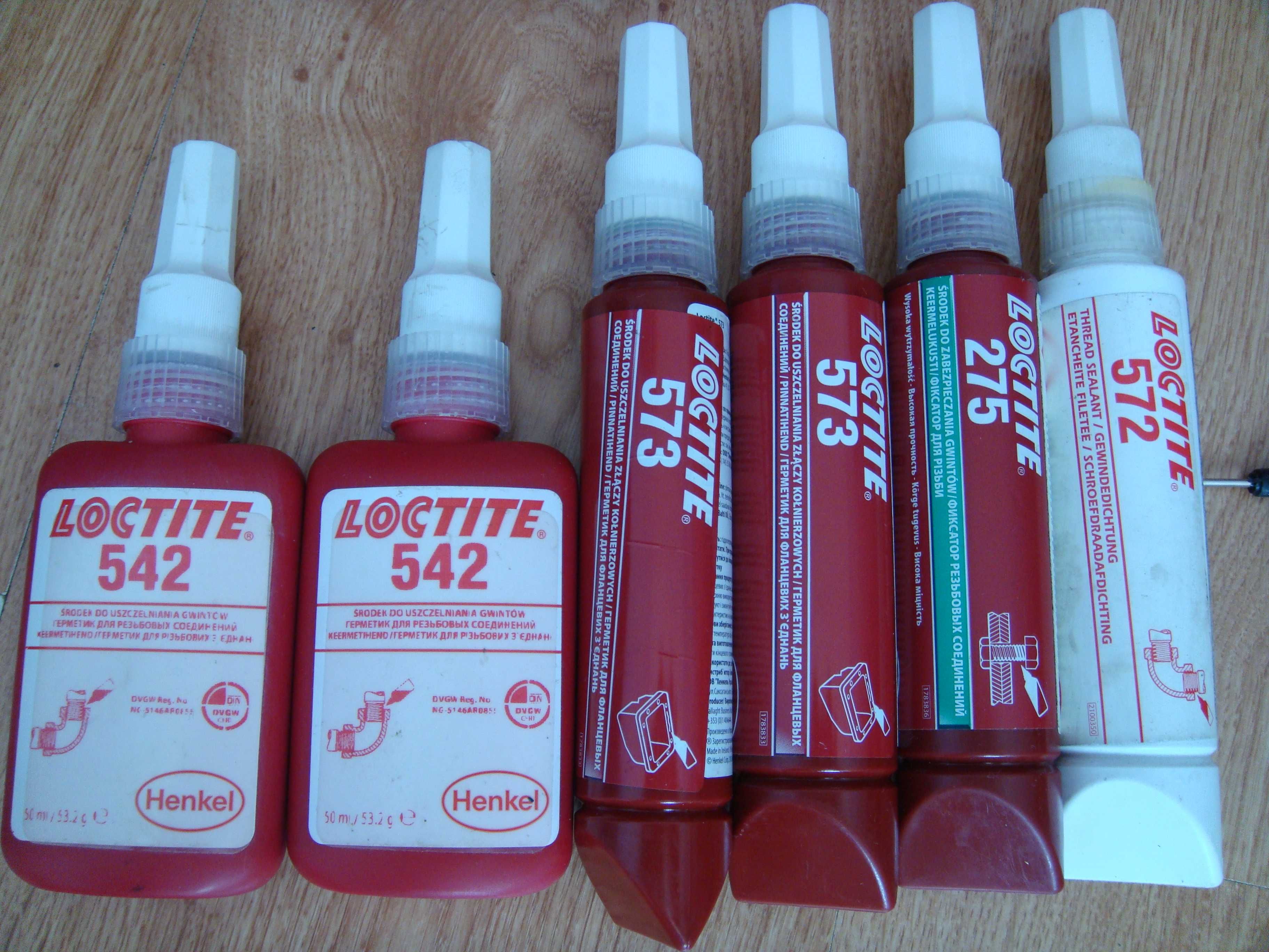 Kleje i uszczelniacze 50ml LOCTITE 542 -czerwony TANIO!!!