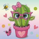 Diamond Dotz - Pretty In Pink Cactus pudełko,163x345 mm