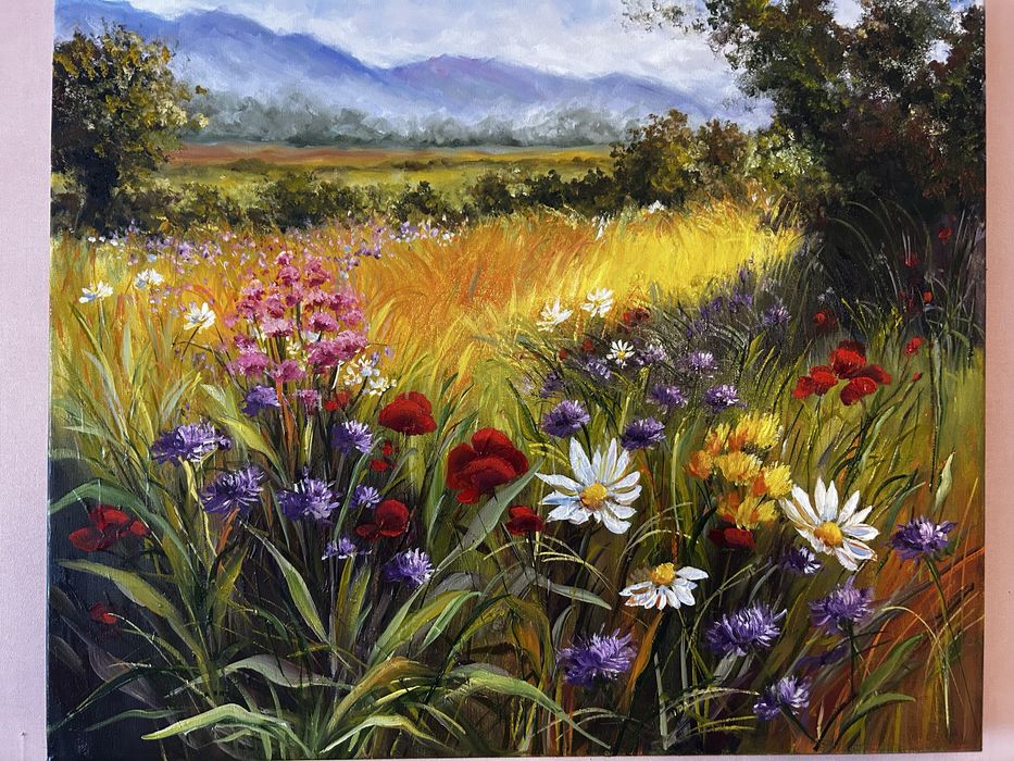 Картина олією Літо