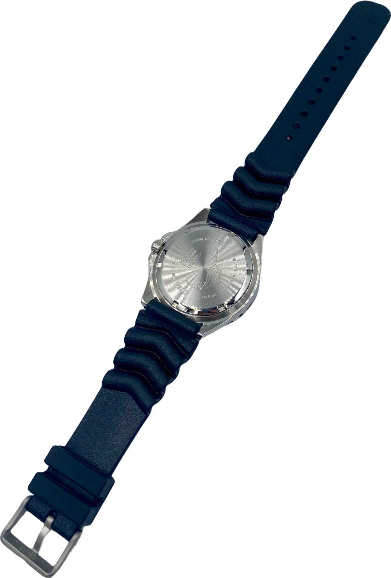 Pasek do zegarka Seiko Casio Diver 20 mm czarny