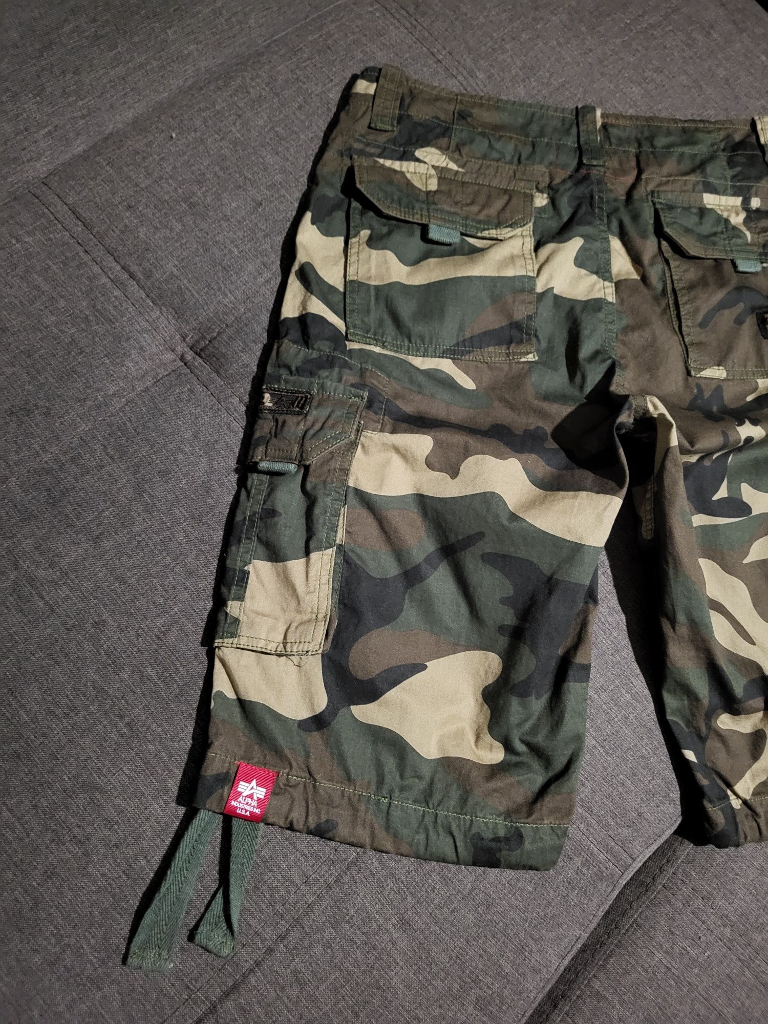 Шорты Alpha industries 32 M multicam камуфляж милитари