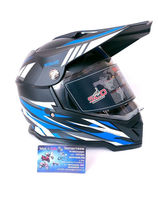Мото шолом / шлем кроссовый защитный для мотоцикла