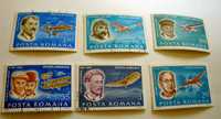 Серия марок Румыния 1978 Пионеры авиации