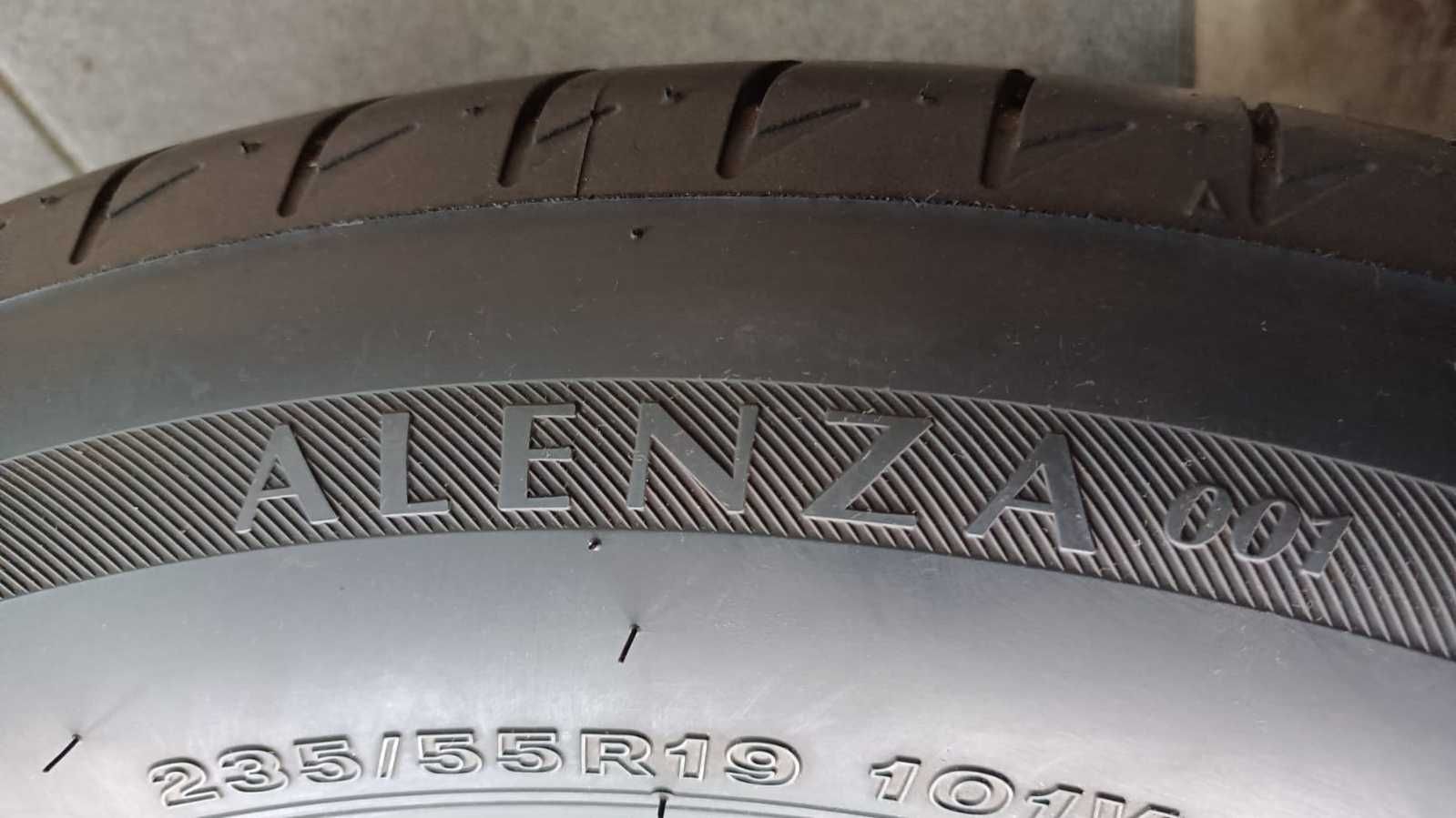 4x 235/55R19 opony letnie Bridgestone Alenza 001 8,2mm 2024 jak nowe