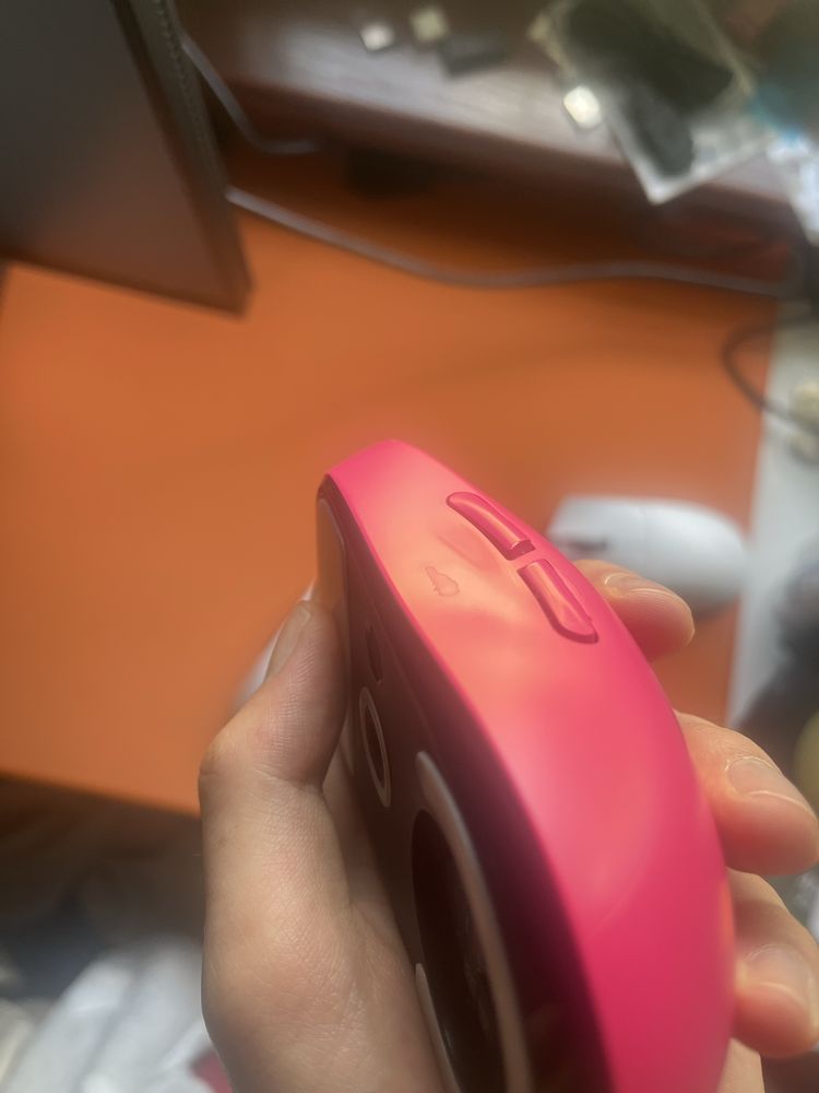 Logitech G Pro Superlight Magenta zmodowana hotswap
