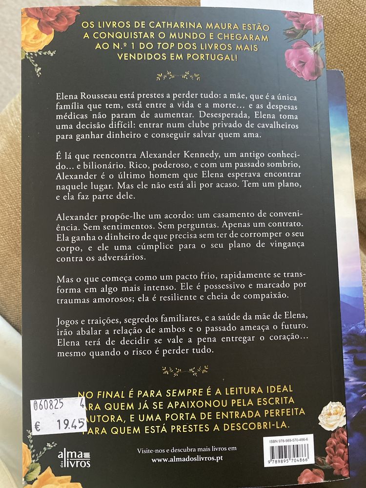 Vendo romance No Final é para Sempre da autora Catharina Maura