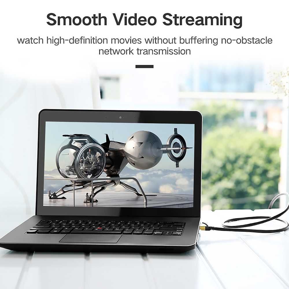Кабель для роутера cat 7 Ugreen Ethernet патч-корд lan провод 1 - 15 м
