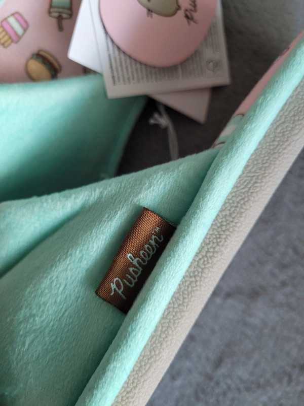 Kapcie Pusheen rozm. 38 miętowe yum z kotem koty kot nowe z metkami