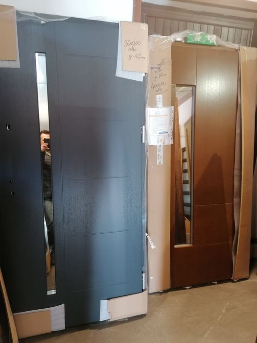 Drzwi zewnętrzne od ręki!!!Drewniane gr. 82mm i 100 mm