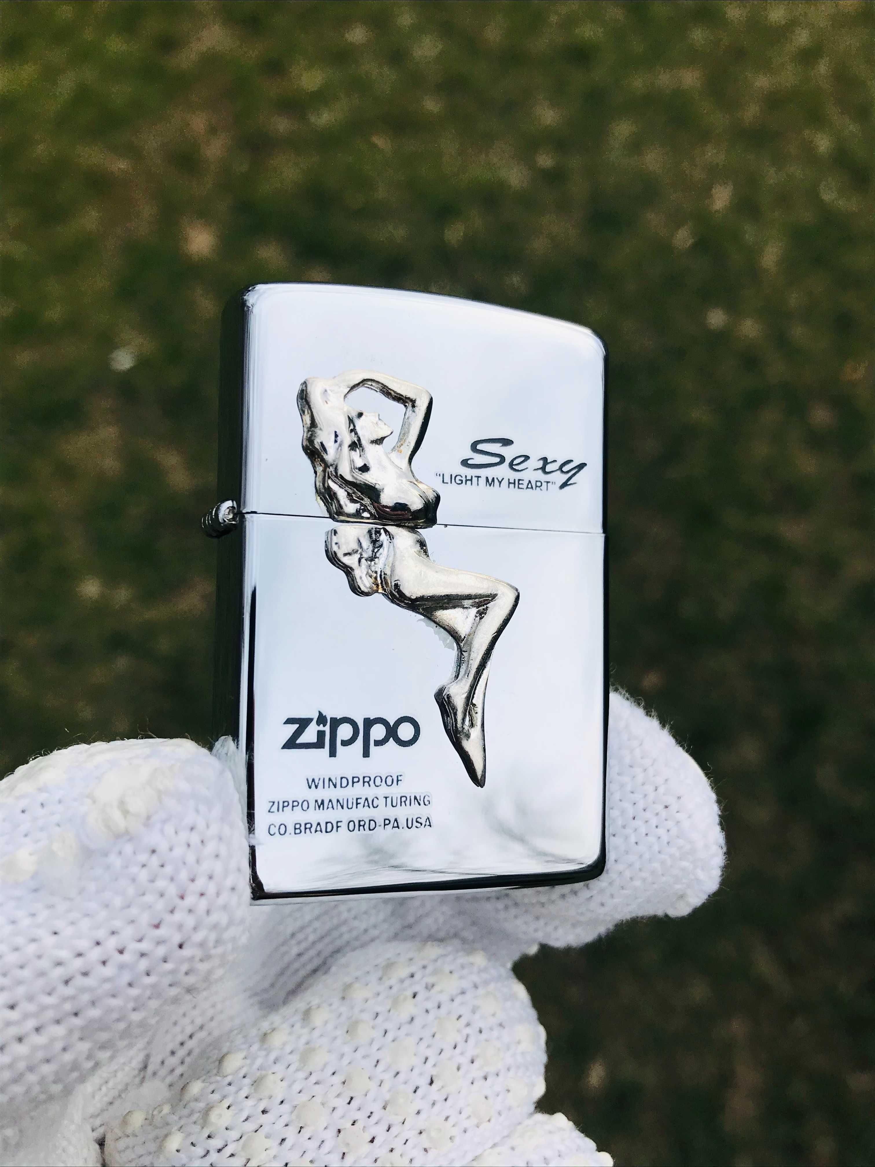 Запальничка Zippo Silver Girl бензинова нова в коробці