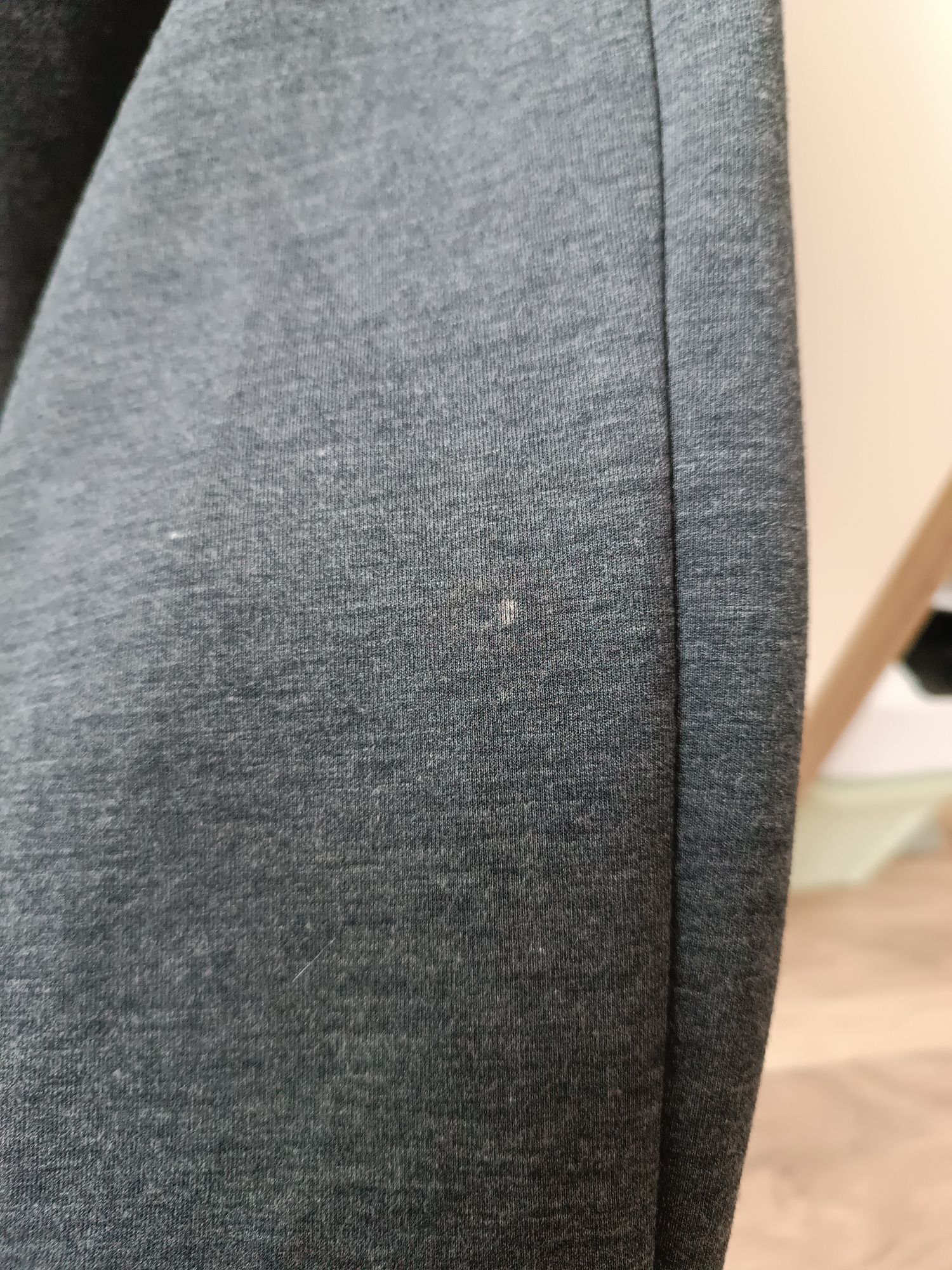 Szara narzutka marynarka bez zapięcia oversize z rękawem 3/4 S 36