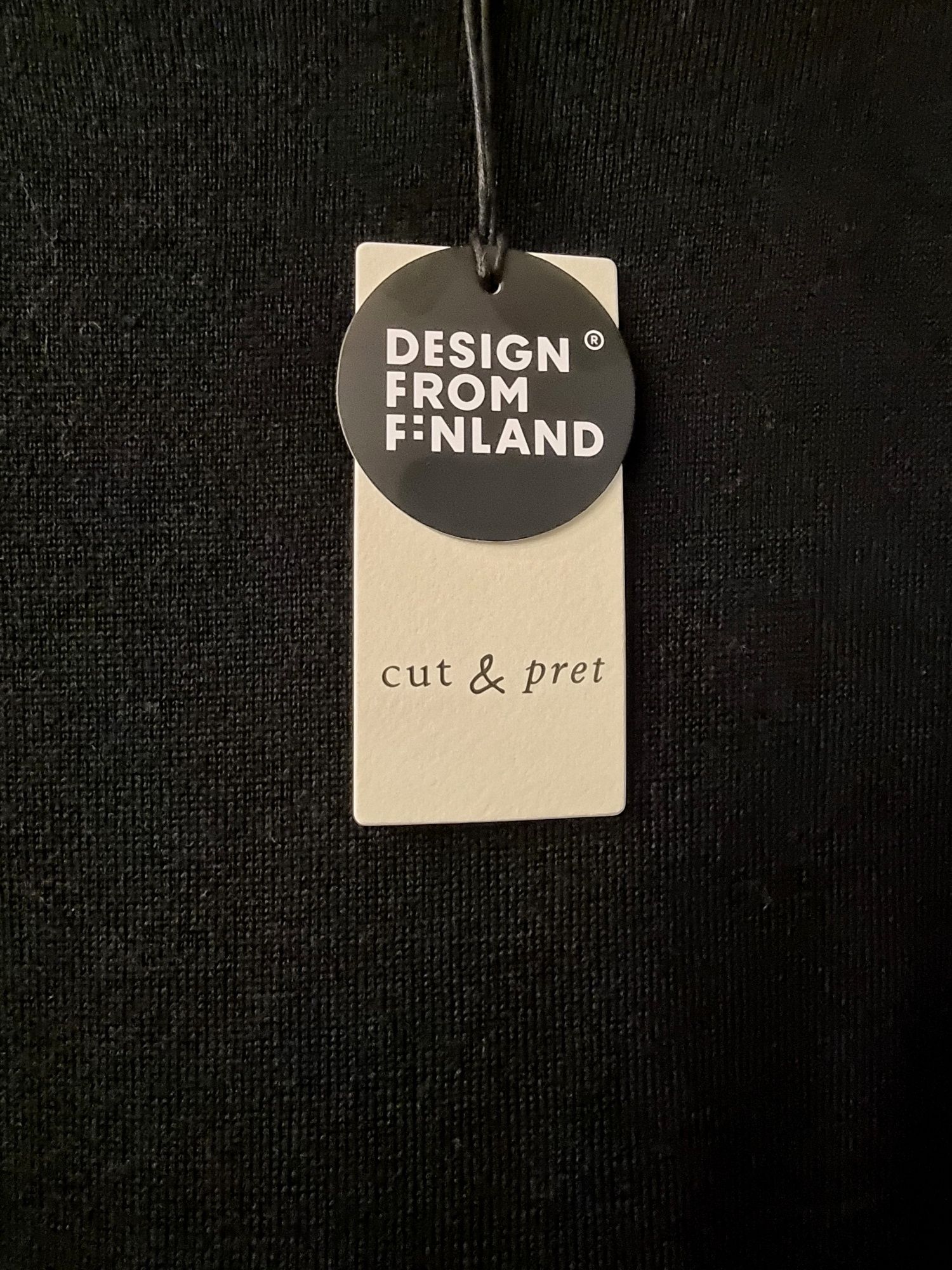 Cut&Pret design from Finland , sukienka xxl 100% wełna merynosów