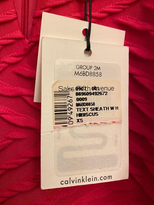 Vestido rosa Calvin Klein - NOVO com Etiqueta (pink dress new)i