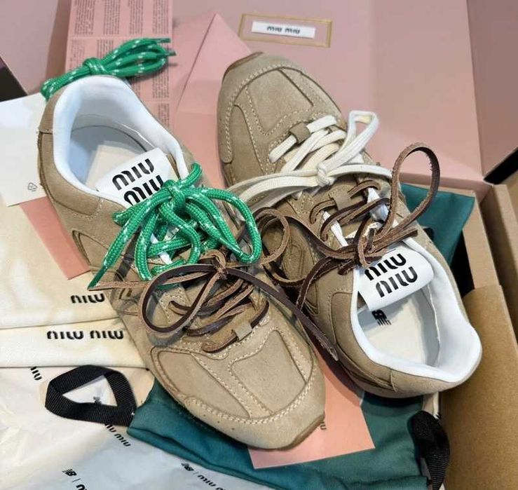 Buty Obuwie sportowe New_Balance_x_Miu_Miu_530_Brązowy R.39