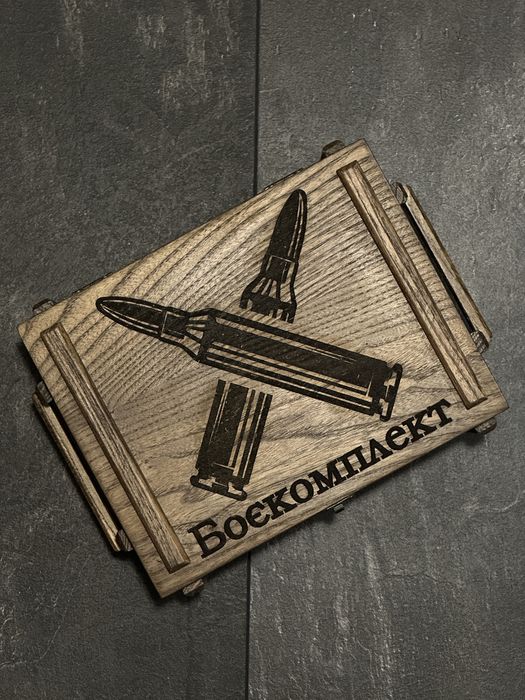 Набір чарок із гільз МК 19 Подарунок з гільз