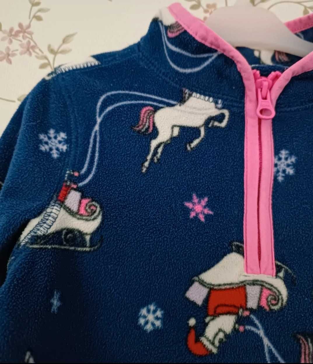Bluza Polar OshKosh 86 Mikołaj  18 M świąteczna święta