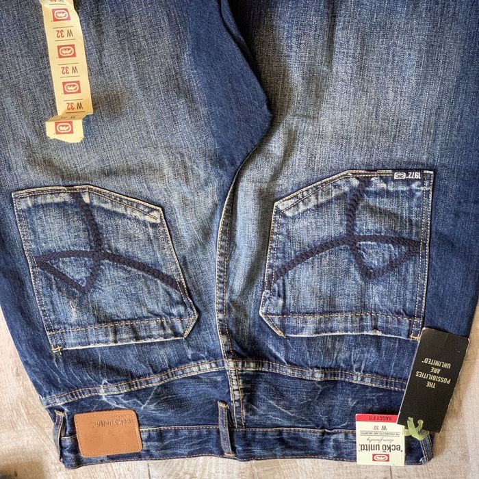 широкие штаны ecko unltd rap pants реп штани