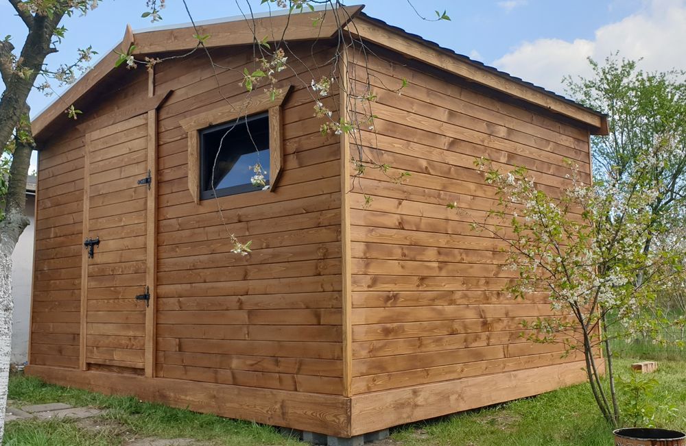 Domek Drewniany Narzędziowy Ogrodowy Drewutnia Szopa Wiata Premium Dom