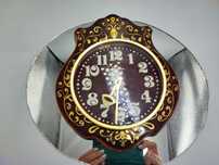 Porcelanowy zegar Junghans Resonic,vintage lat 80