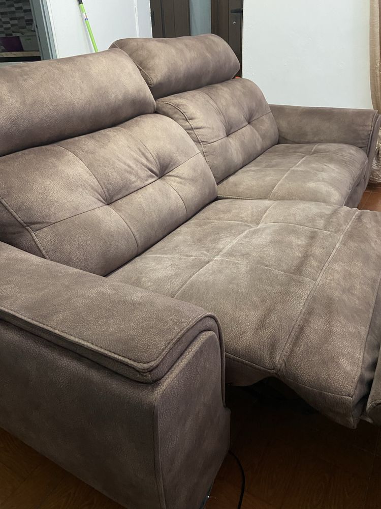 Sofá com reclinação e elevação 230x95