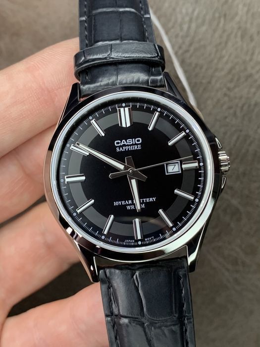 Годинник чоловічий CASIO MTS-100L-1A Оригінал Гарантія Сапфір Касио
