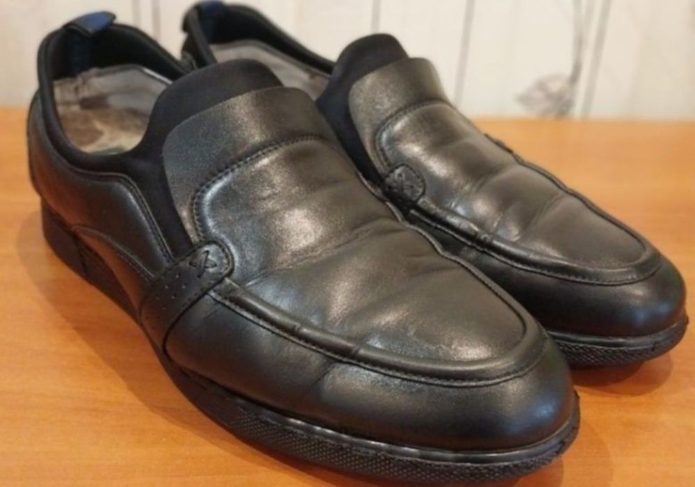 Продам мужские кожаные зимние туфли