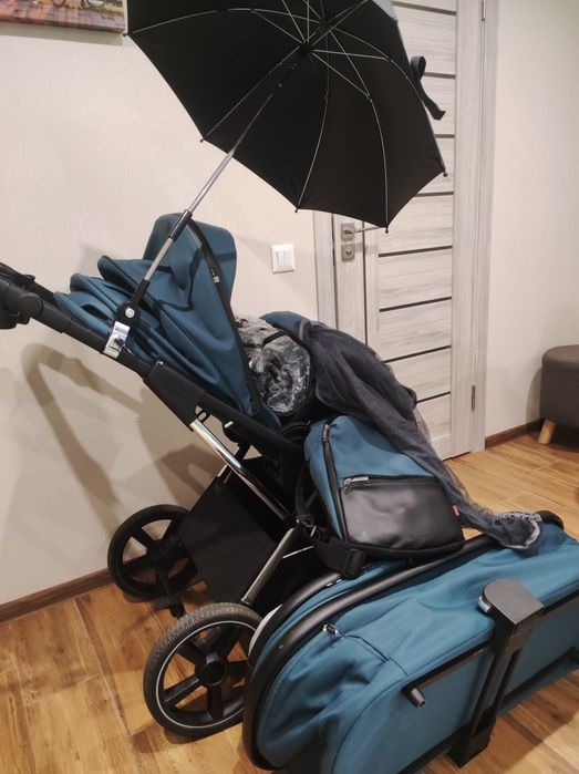 Коляска дитяча 2в1 CARRELLO Aurora NEW CRL-6505, Ocean Blue