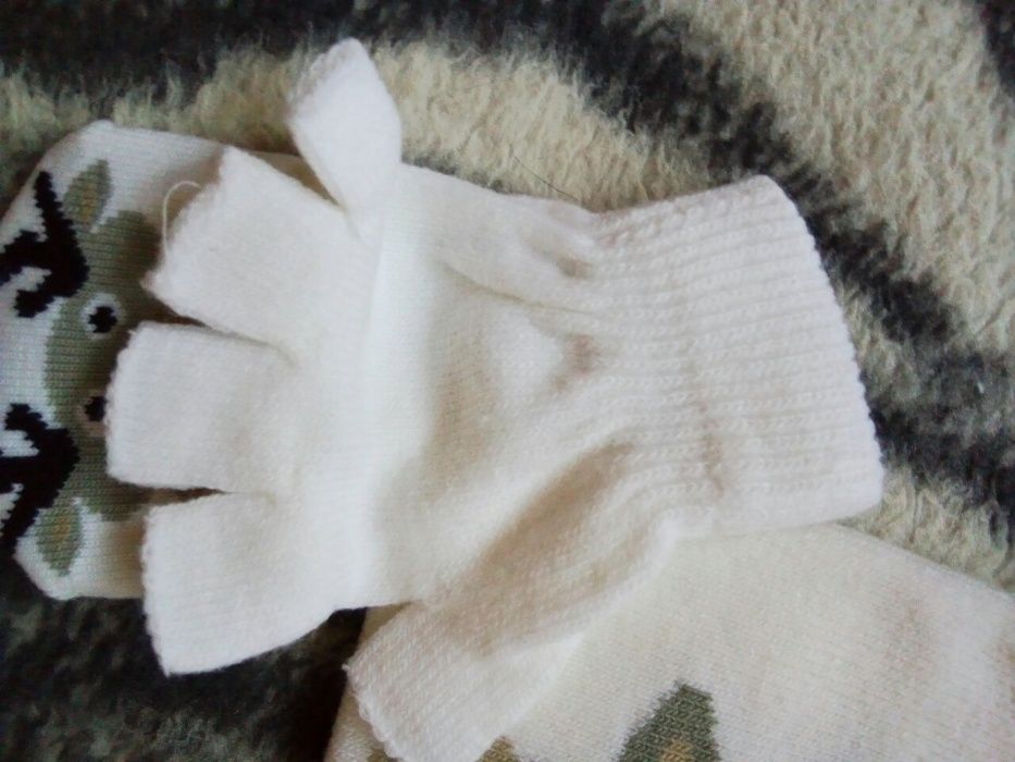 Шапочка с рукавичками